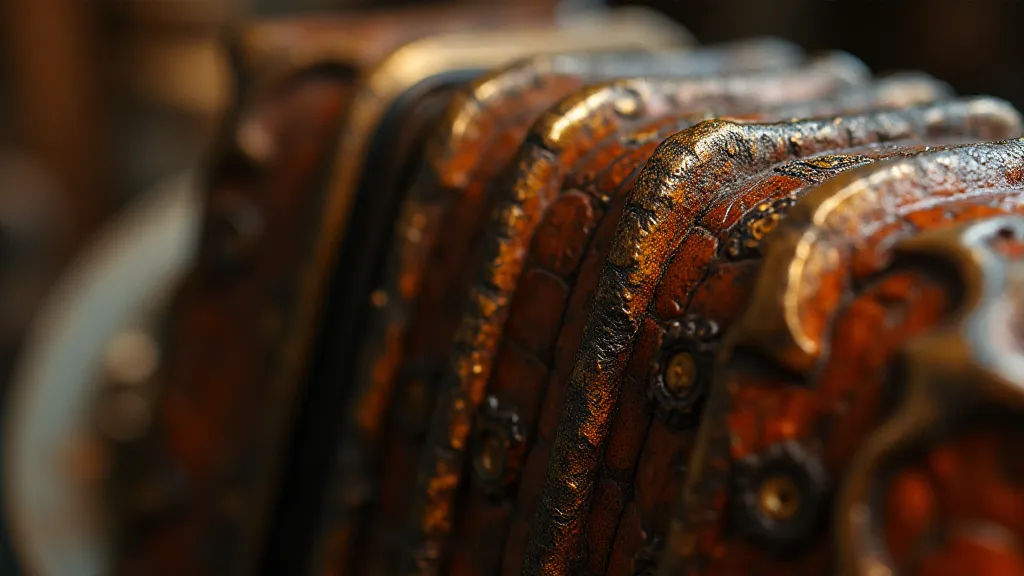 Antique accordion bellows