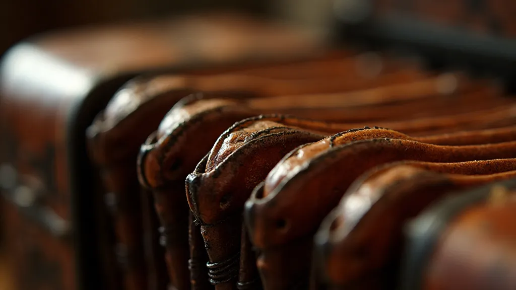 Antique accordion bellows