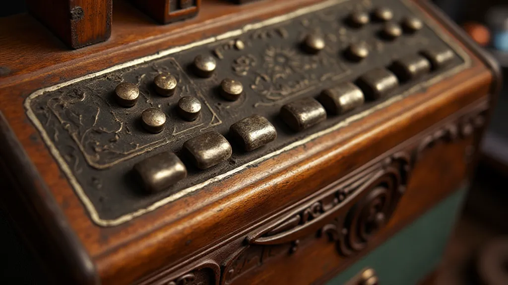 Restored antique accordion
