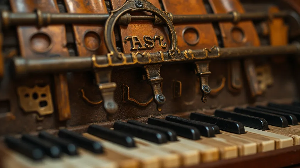 Antique accordion mechanism
