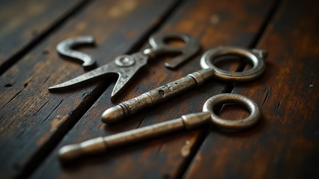 Antique lock picks